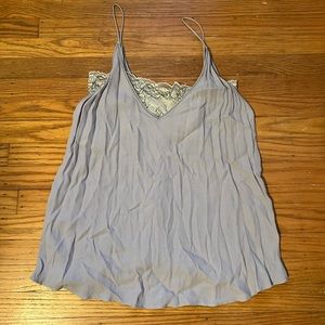 Purple lace and silk mustard seed top size small nwt